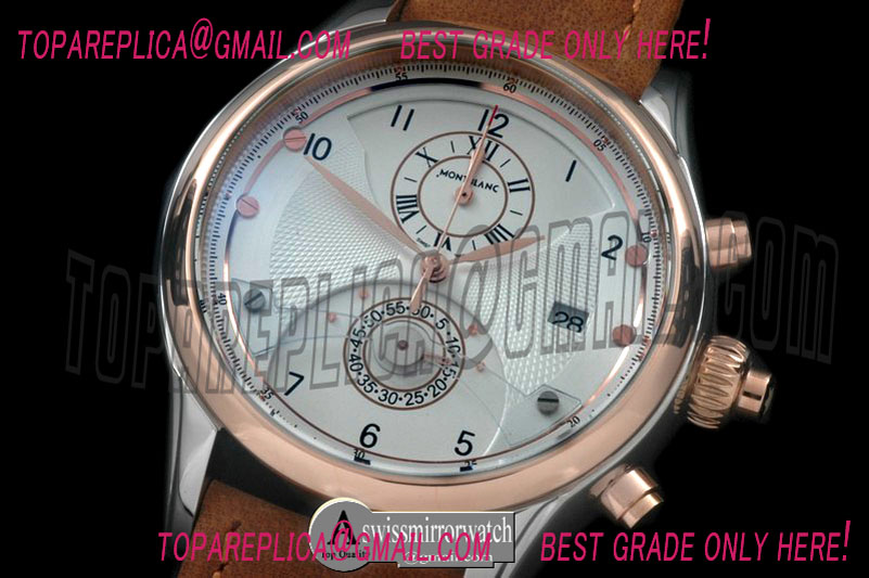 Montblanc Star Chrono SS/RG/LE White Jap Qtz 0S20