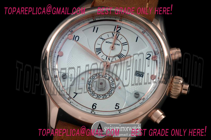 Montblanc Star Chrono RG/LE White Jap Qtz 0S20