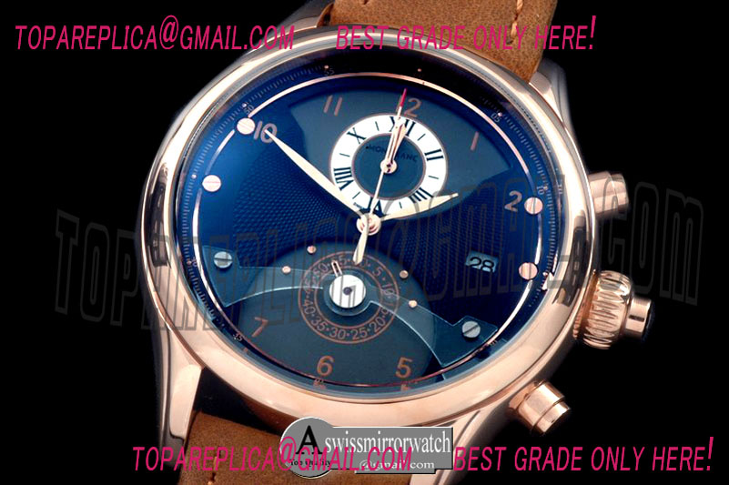 Montblanc Star Chrono RG/LE Black Jap Qtz 0S20