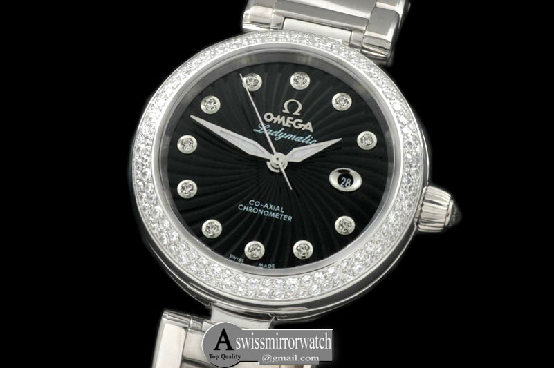 Omega Deville Ladymatic SS/SS Black J-9105