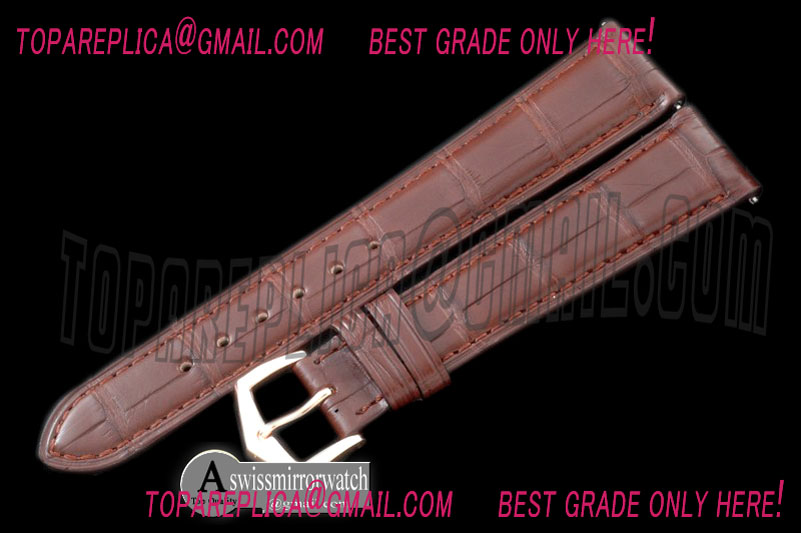 Patek Philippe Brown Croc Strap RG 20/16 / Insignia Buckle