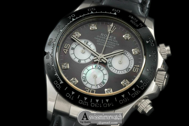 Rolex Daytona 116519 SS/CER/LE Grey Diam A-7750 Sec@6