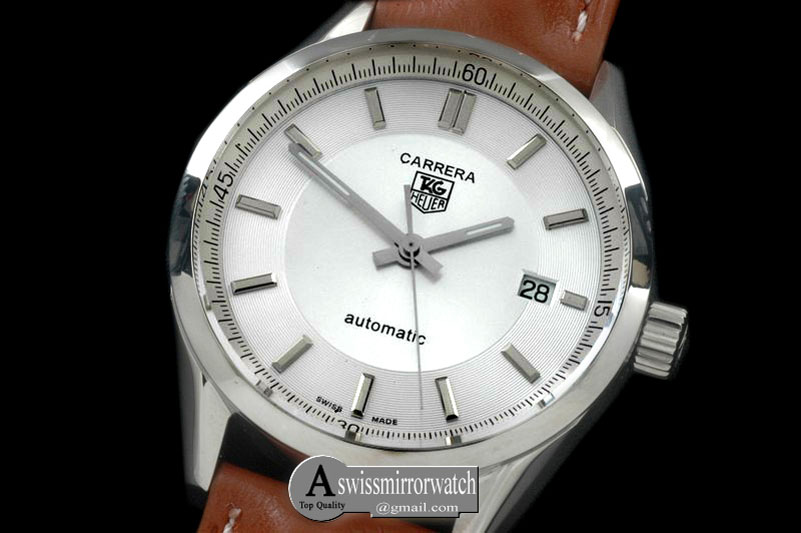 Tag Heuer Carrera Automatic Men SS/LE White Asian 2824-2