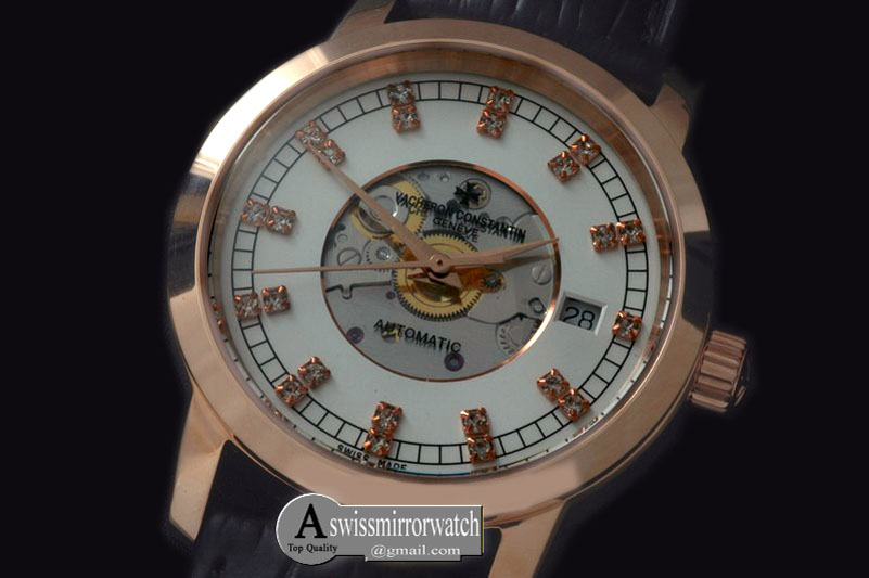 Vacheron Constantin Matte Skeleton Automatic RG/LE White Asian Eta 2824