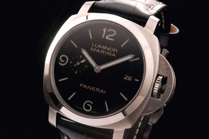 Panerai PAM 312 O V6F 1:1 Best Edition on Black Leather Strap P9000