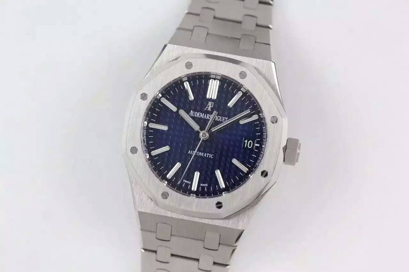 Audemars Piguet Royal Oak 37mm 15450 SS JF 1:1 Best Edition Blue Dial on SS Bracelet A3120