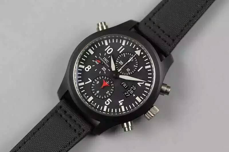 IWC PILOT IWC388001 ZF 1:1 Best Edition Ceramic Case on Nylon Strap A7750