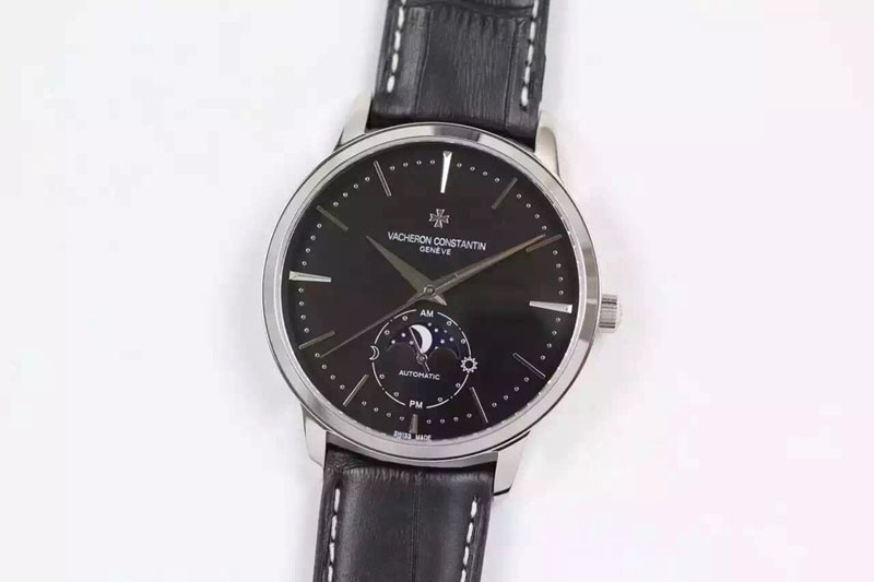 Vacheron Constantin Moonphase 81180 SS/LE Black Dials Cal.2450SC