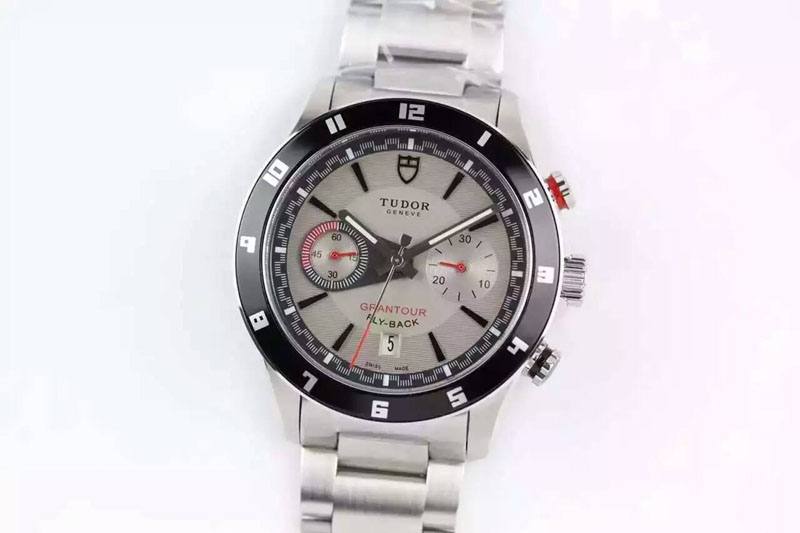 Tudor Grantour Fly-Back 42mm SS/SS Grey Dail A7750