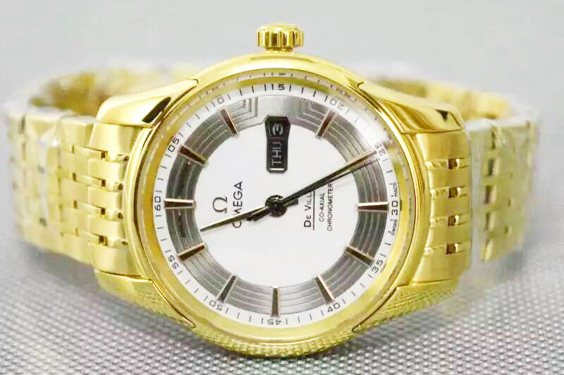 Omega Hour Vision 18K Yellow Gold Wrapped