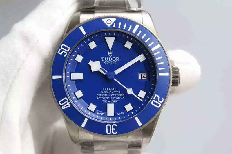 Tudor Pelagos V2 Best Edition Blue on Titanium Bracelet A2824