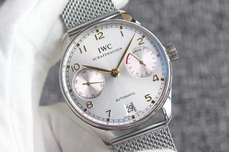 IWC Portuguese Real PR IW500114 YLF 1:1 Best Edition White Dial on SS Bracelet A52010 V3