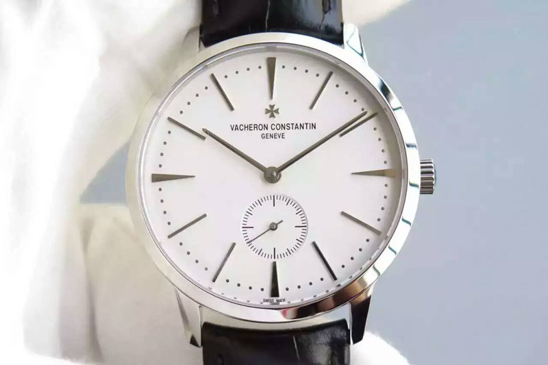 Vacheron Constantin SS MK Best Edition White Dial on Black Leather Strap