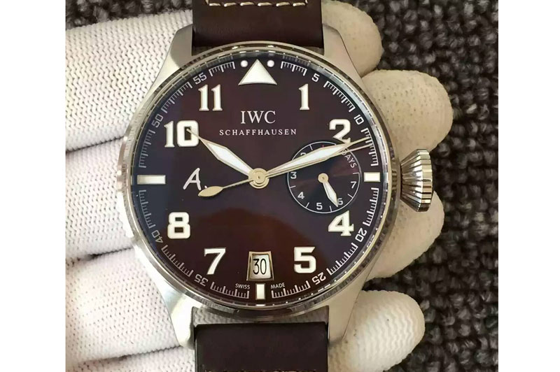 IWC Big Pilot Real PR 2016 IW500917 RG ZF Best Edition Gray Dial on Brown Leather Strap A51111