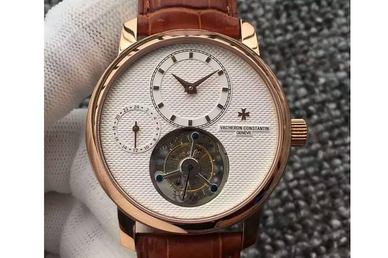 Vacheron Constantin Tourbillon RG/LE 42mm White Dial Flying Tourbillon