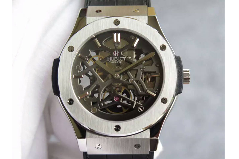 Hublot Classic Fusion 45mm TOURBILLONBLACK TF Best Edition SKELETON FLYING TOURBILLION