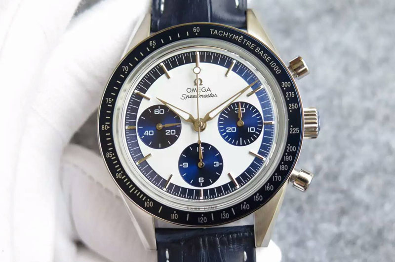 Omega Speedmaster SS/LE Blue Dial A7750