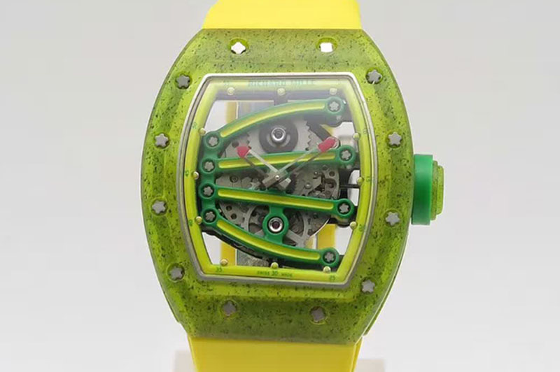 Richard Mille RM 59-01 "Yohan Blake" Tourbillon, Skeleton Dial, Limited Edition Yellow Rubber Band