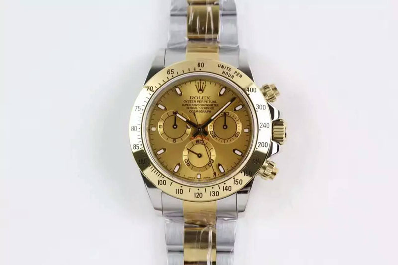 Rolex Daytona 116523 Gold Dial JF YG/SS A7750