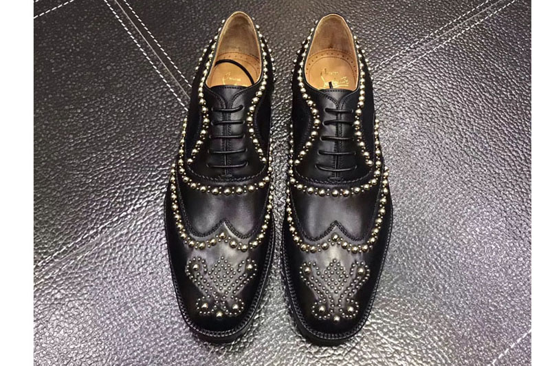 Christian Louboutin Mens Oxfords Crapamale Flat And Shoes Black