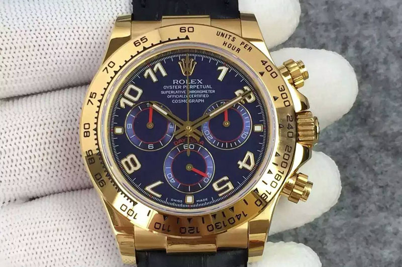 Rolex Cosmograph Daytona YG/LE Blue Dail A4130