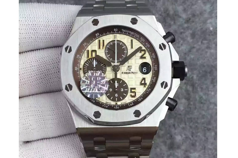 Audemars Piguet Royal Oak Offshore Safari 2014 JF on SS Bracelet A3126