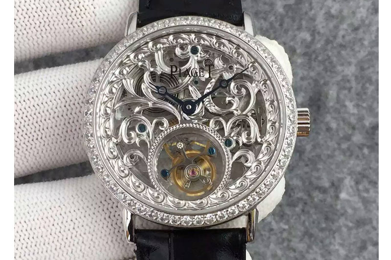 Piaget Skeleton Tourbillon SS/LE Diamond Bezel Watches