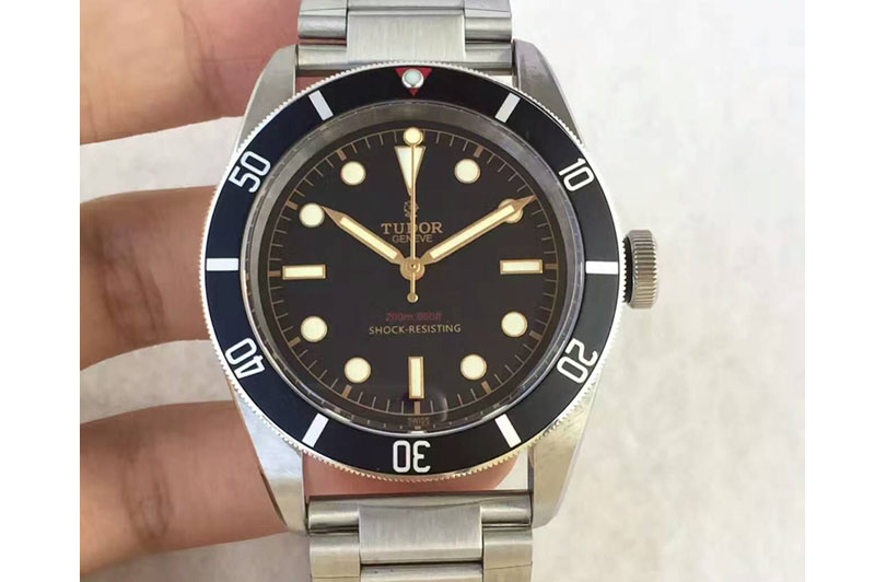 Tudor Heritage Black Bay Only Watch ZF 1:1 Best Edition on SS Bracelet A2824 V5 Free Nylon Strap