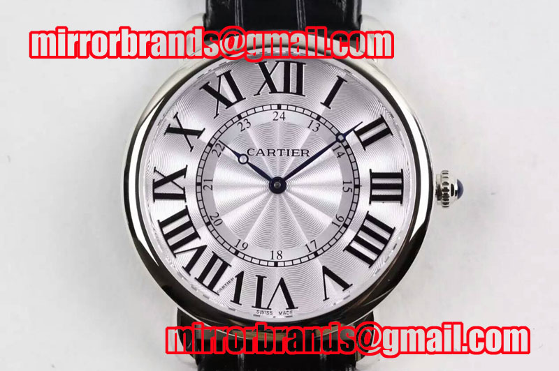 Ronde Louis Cartier SS/LE White Dial Auto Watches