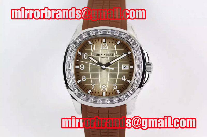 Patek Philippe Aquanaut 5167 SS/RU Brown Dial Cal.324 Mens Watches