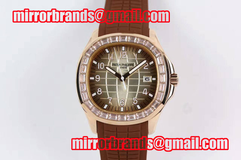 Patek Philippe Aquanaut 5167 RG/RU Brown Dial Cal.324 Mens Watches