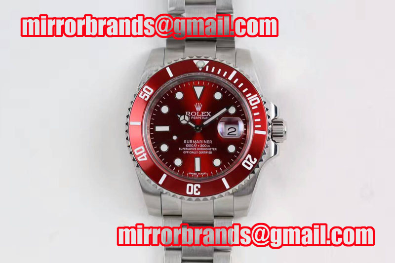Rolex Submariner 116610 Coke Red SS/SS Asia 2836