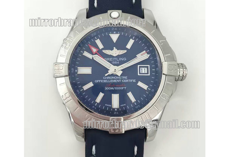 Breitling Avenger II GMT SS/LE Blue A-2836