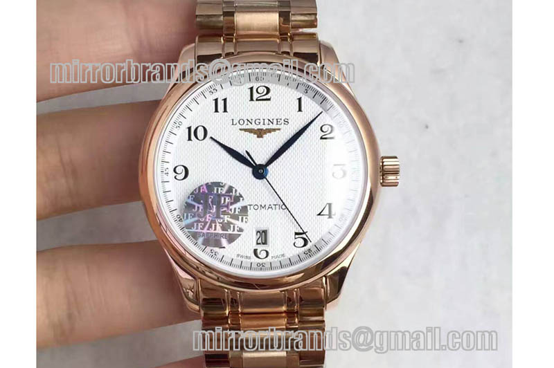 Longines Masters Collection Rose Gold White Asian 2836