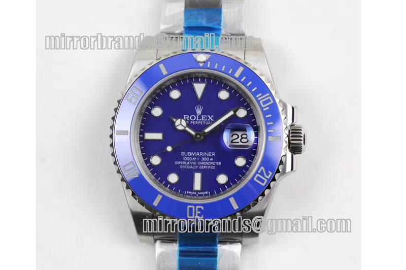 Rolex Submariner 116619 LB Blue Ceramic V7 1:1 Noob Best Edition SA3135