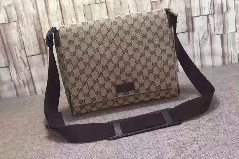 Gucci Messenger bags 146236 Brown Canvas Messenger Bags