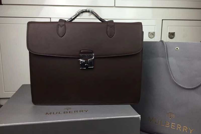 Mens Mulberry Briefcase Bags 186495 Coffee