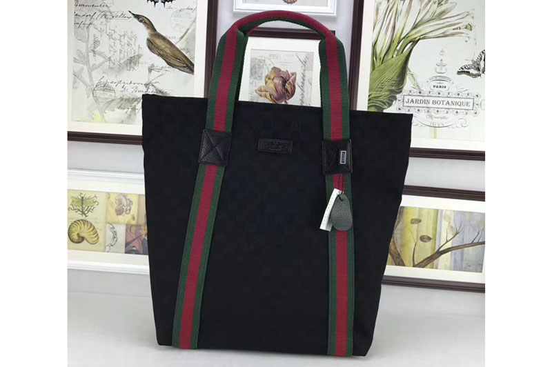 Gucci 189669 Tote bags 1:1 Black Canvas HandBags