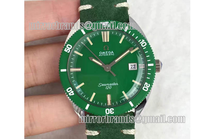 Omega Vintage Seamaster 1968 SS/LE Green MY8215