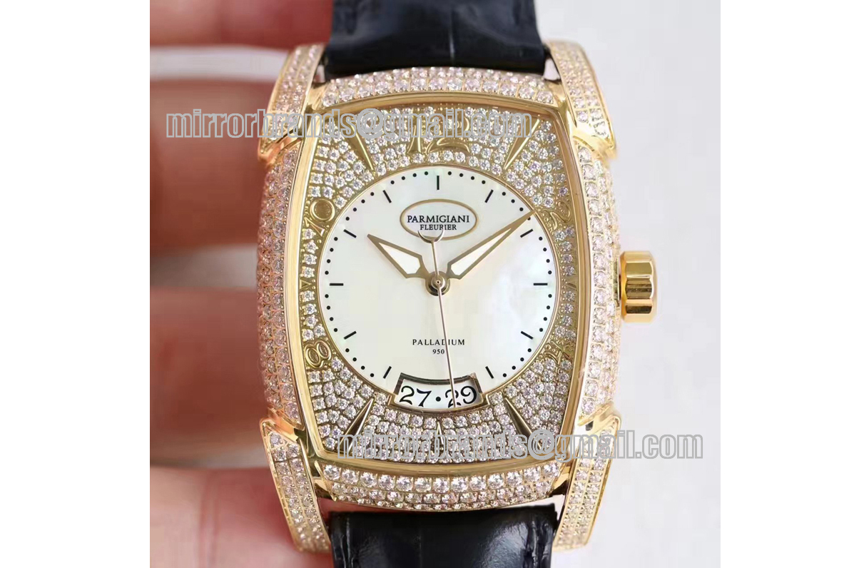 Parmigiani Fleurier Kalpa Grande Big Seconds Hand YG Diamond Dial A331