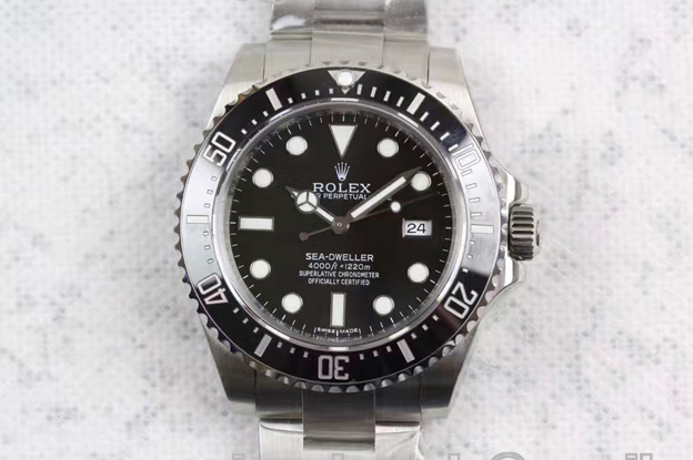 Rolex Sea-Dweller 116600 Black Ceramic 1:1 Noob Best Edition SA3135 V2