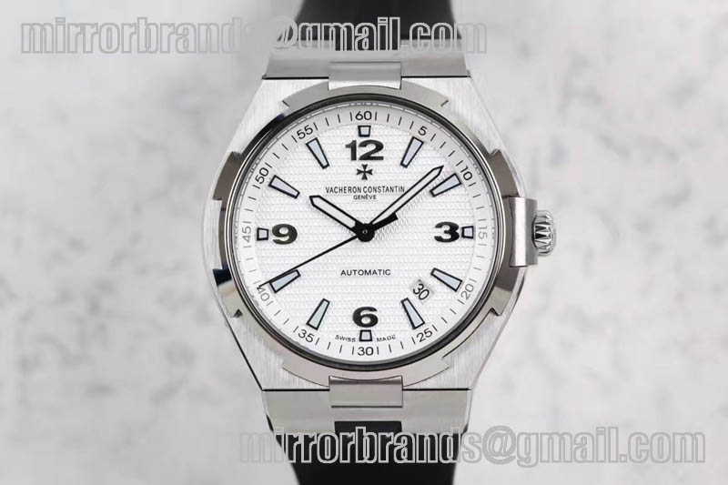 Vacheron Constantin Overseas SS 1:1 Best Edition White Textured Dial