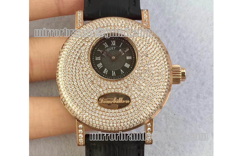 Breguet Classique Complications 1801 Tourbillon RG with Diamond Case Cover