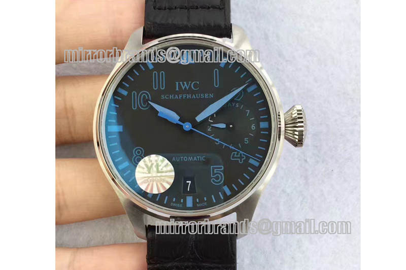 IWC Big Pilot Real PR IW5009 SS YLF Black/Blue Dial A51111