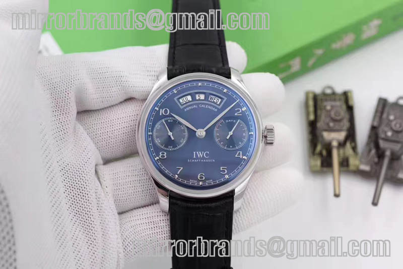 IWC Portuguese Real PR Real Annual Calendar IW503502 Blue Dial A52850