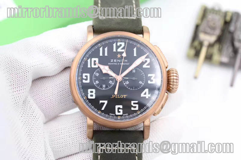 Zenith Pilot Type 20 Chronograph Extra Special Real Bronze Case A7750