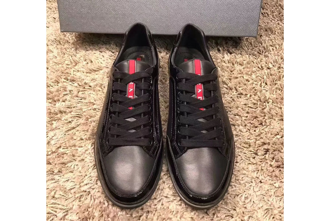 Mens Prada 4E2718 Sneaker and Shoes Black