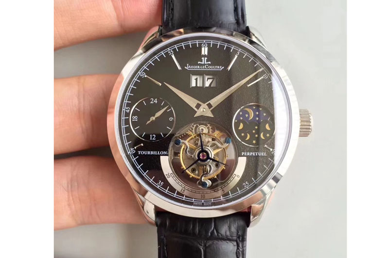 Jaeger-LeCoultre Master Tourbillon With Big Date/Day Phase SS/LE Black Flying Tourbillon