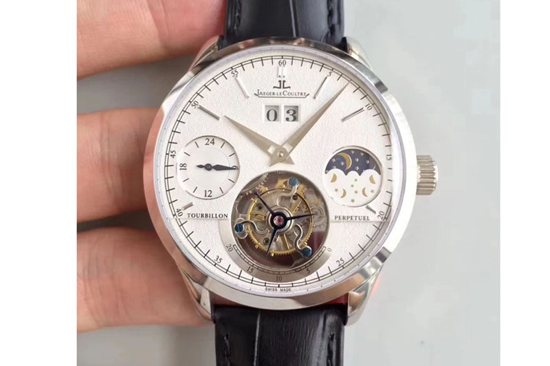 Jaeger-LeCoultre Master Tourbillon With Big Date/Day Phase SS/LE White Flying Tourbillon