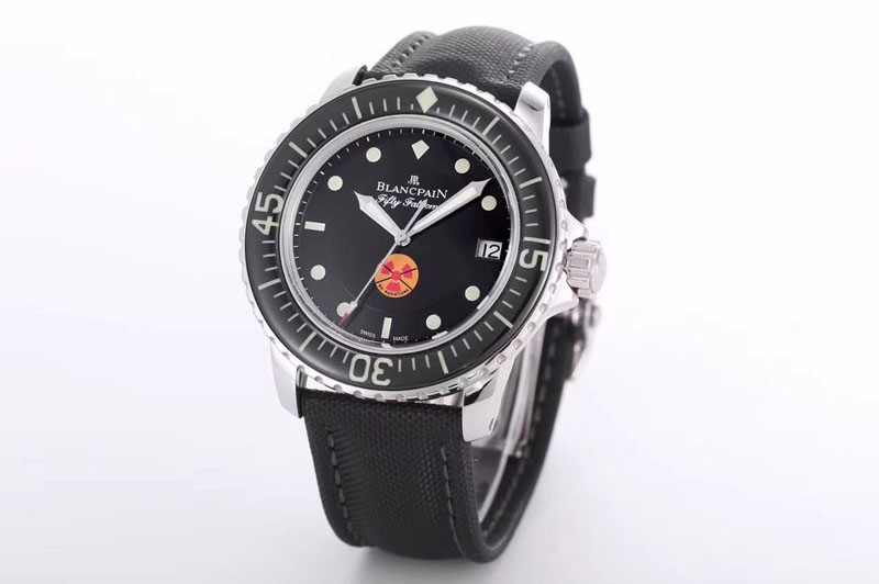Blancpain Fifty Fathoms SS "No Radiation" ZF 1:1 Limited Edition Black Dial